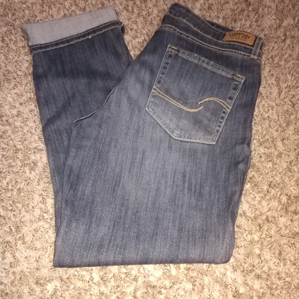 NWT! Levi Signature Cuffed Jeans Sz12